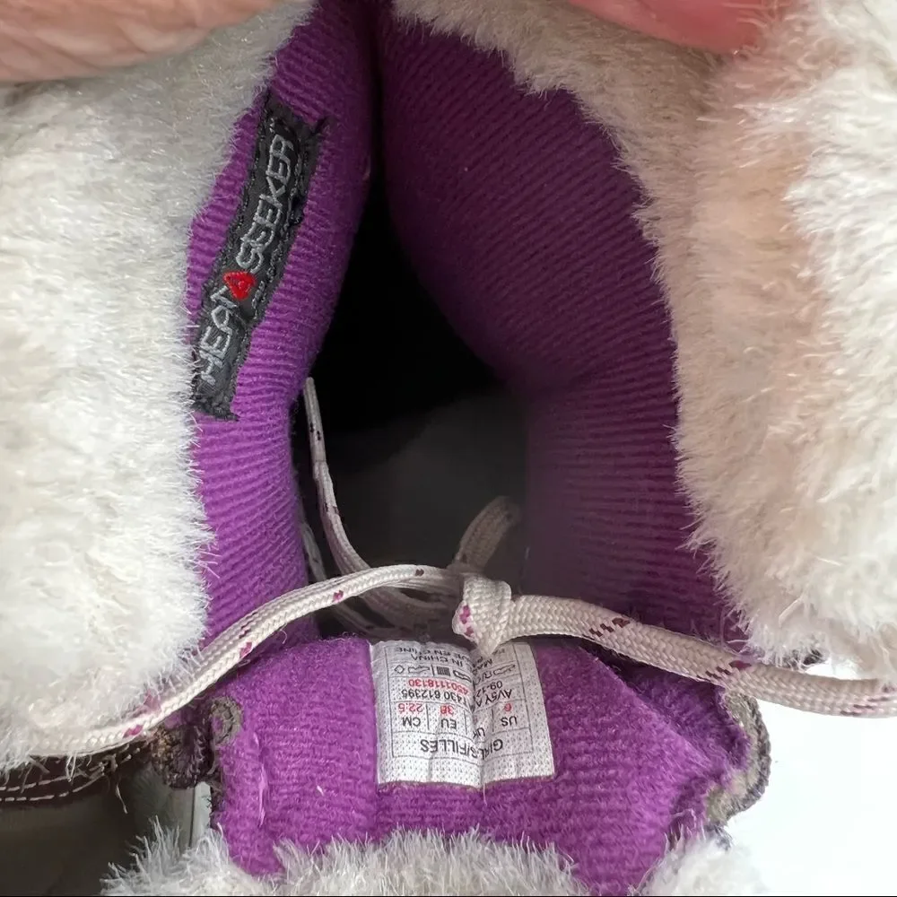 The North Face McMurdo Winter Boots in gray and purple Size 6